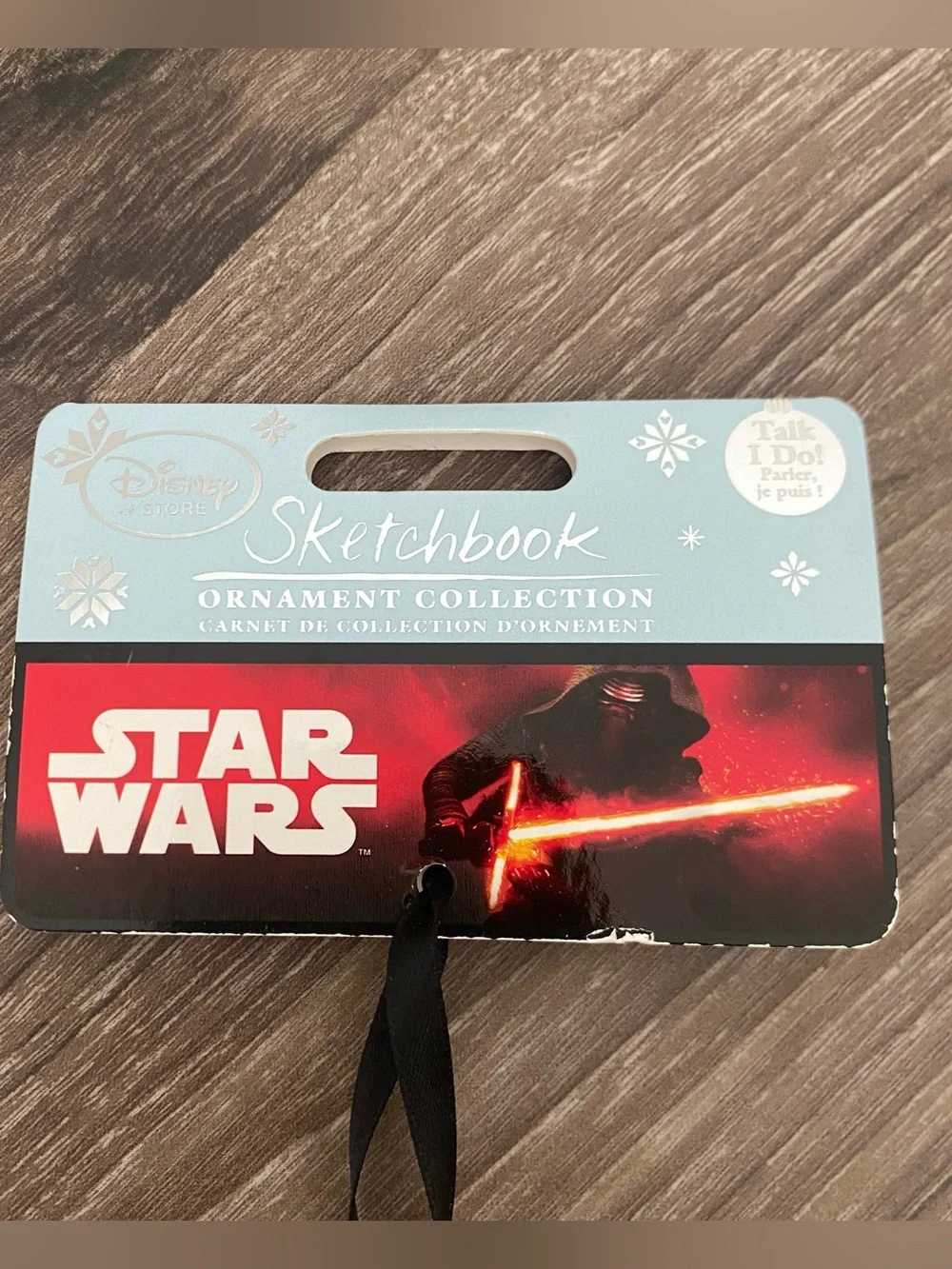 Disney Star Wars Talking Yoda Christmas Sketchbook Ornament